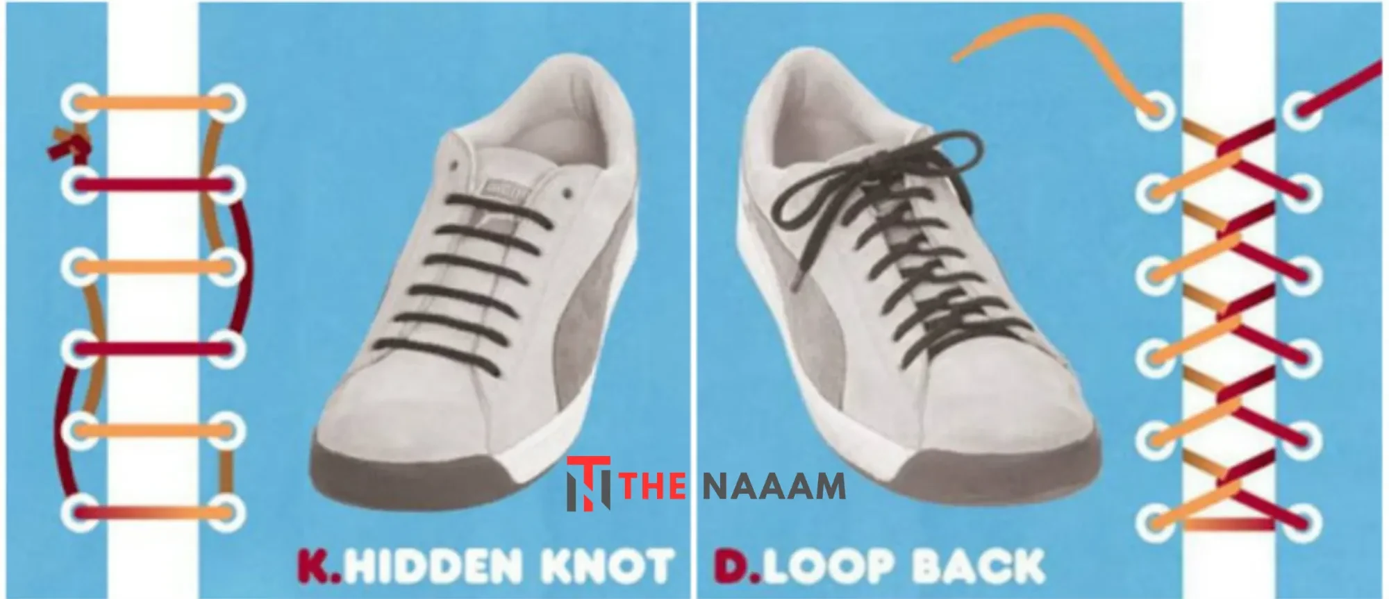 Hidden Knot Shoelaces